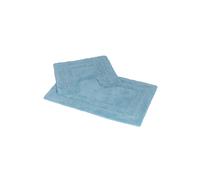 Showerdrape 'Pinnacle' 2 Piece Cotton Bath Mat Set in Blue Showerdrape Blue