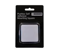 Showerdrape Pushloc Self Adhesive Mounting Square Clear
