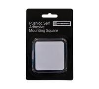 Showerdrape Pushloc Self Adhesive Mounting Square Clear Showerdrape Clear