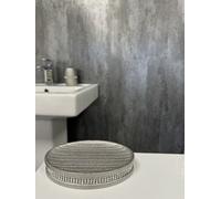 Showerdrape Pzazz Silver Diamante Bathroom Sink Soap Dish