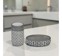 Showerdrape Ravello Bathroom Accessory Set - Soap Dish & Tumbler