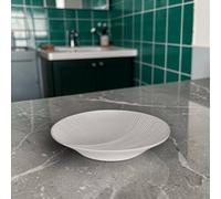 Showerdrape Ripple Textured Soap Dish in White Showerdrape White