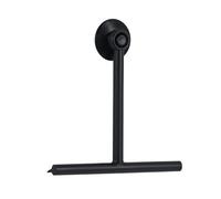 Showerdrape Rocco- Glass Window Squeegee for Cleaning Bathrooms Showers Screen Wiper Mirror Cars (Black)