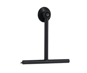 Showerdrape Rocco- Glass Window Squeegee for Cleaning Bathrooms Showers Screen Wiper Mirror Cars (Black)