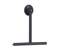 Showerdrape Rocco- Glass Window Squeegee for Cleaning Bathrooms Showers Screen Wiper Mirror Cars (Charcoal Grey)