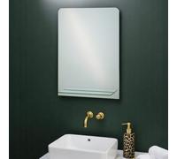 Showerdrape Rochester Rectangular Wall Mounted Frameless Bathroom Mirror 70 X 50Cm