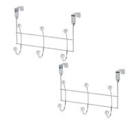 Showerdrape Set Of 2 Akoya Chrome Over Door Storage Hooks