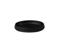 Showerdrape Strata Black Soap Dish (W)130mm