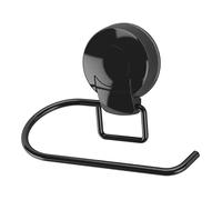 Showerdrape Suction Cup Toilet Roll Holder Wall Mounted Toilet Paper Storage For Bathrooms, Kitchen Roll Holder, Black Bathroom Accessories For Storing Toilet Rolls Bathroom Storage.