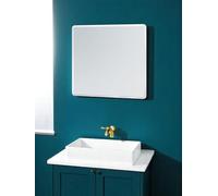 Showerdrape Trafalgar Large Frameless Square Bathroom Wall Mirror, Wall Mounted Bathroom, Modern Bevel Edge Mirror
