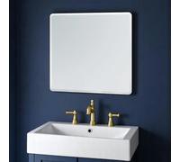 Showerdrape Trafalgar Square Wall Mounted Frameless Bevelled Edge Bathroom Mirror 60 x 60cm