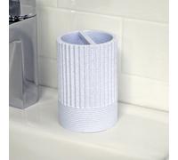 Showerdrape Tranquil Pale Blue Resin Freestanding Toothbrush Holder
