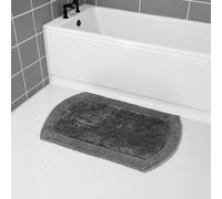 Showerdrape Ultra 100% Cotton Charcoal Reversible Bath Mat 800 X 500mm