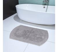 Showerdrape Ultra 100% Cotton Grey Reversible Bath Mat 800 X 500mm