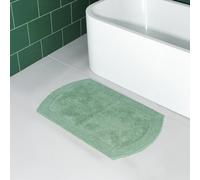 Showerdrape Ultra 100% Cotton Spearmint Green Reversible Bath Mat 800 X 500mm