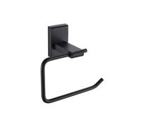 Showerdrape Unity Black Stainless Steel Wall Mounted Toilet Roll Holder Showerdrape Black