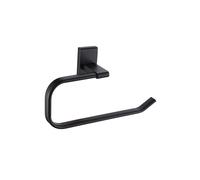 Showerdrape Unity Black Stainless Steel Wall Mounted Towel Ring Showerdrape Black