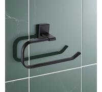 Showerdrape Unity Black Steel Wall Mounted Towel Ring