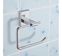 Showerdrape Unity Chrome Stainless Steel Wall Mounted Toilet Roll Holder in Silver Showerdrape Silver