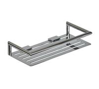 Showerdrape Verso Bottle Basket Chrome, Silver