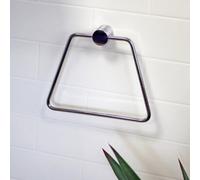Showerdrape Vitality Chrome Stainless Steel Wall Mounted Towel Ring