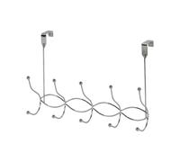 Showerdrape Waves Chrome Over Door Storage Hooks