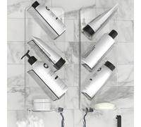As Seen on Dragons Den, No Suction Cups & No Screws, Easy-Clean, Rust Proof Shower Caddy and Bath Organiser Shelf