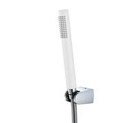 ShowerHandheld Shower Head Brass White Hand Held Showerhead Rainfall Showerhead One Spray s Round Hand Shower Head with Nozzle Hose