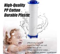 Showerhead Filters,Softener Replacement Filter Cartridge Replacement - Versatile Showerhead Spray Filtration, Impurities Odor Remover for Sediments