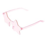 SHOWERORO 1 Pair Star Eyewears Party Eyeglasses Fashionable Unique PC Material Not Easy to Break Safe to Use Events Star Shaped 5.50x5.50x2.59in