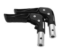 SHOWERORO 1 Pair Universal 22Mm Diameter Foldable Wheelchair Hand Grips with Nonslip Padded Covers for Manual Transport Chairs and Folding Mobility Aids