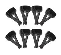 SHOWERORO 10 Pcs Car Air Vent Perfume Clip Black Plastic and Iron Material Easy to Install Vent Clip Holds Fragrance Pads Minimalist Stylish Car Freshener