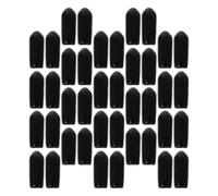 SHOWERORO 100Pcs Headband Rubber End Caps DIY Hair Hoops Ending Parts 6Mm Large Size Rubber Sleeves for Hair Band Accessories Clasp Replacement