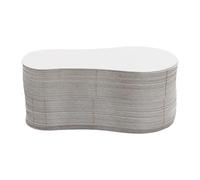 SHOWERORO 100Pcs Paper Socks Organizer Inserts Low Cut Invisible Sock Holders White Paperboard for Women’S Display and Storage Practical Organizing Tool for Drawer and Travel