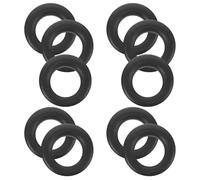 SHOWERORO 10pcs Bobbin Winder Friction Wheel Tire Ring Sewing Machine Accessories Black Rubber Flexible for Simple Maintenance and Classic Sewing Tasks