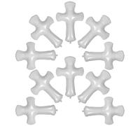 SHOWERORO 10PCS Communion Christening Balloons Religious Baptism Decorations for First Holy Communion Party with Protective Coating Easy Hanging for Church and Family