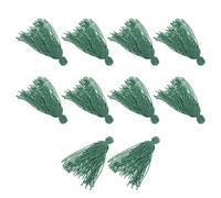 SHOWERORO 10pcs Green Fish Spawning Mop for Aquarium and Fish Tank Decor Blending Material with Climbing and Hiding Space Easy to Store