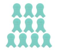 SHOWERORO 10Pcs Green Y-Shaped Lash Lift Tool Eyelash Perm Brush Eyelash Lift Comb Separator for Professional and Perming