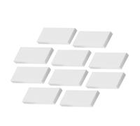 SHOWERORO 10pcs Guitar Bone Nut Blanks Replacement Nuts for Classical Acoustic and Bass Guitars Tone and Resonance Easy Install Material