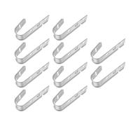 SHOWERORO 10pcs J Hooks for Ceiling Cable Routing Strong Iron J-Shaped Cable Hangers for Structured Cabling and Surveillance Systems Simplify Field Positioning and Secure Wire Management
