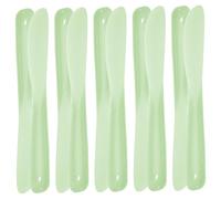 SHOWERORO 10Pcs Large Silicone Cosmetic Mixing Spatulas Multifunctional Makeup Tools for Face Cream Foundation Lipstick Blending and Professional Beauty Use