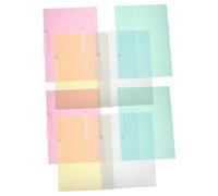 SHOWERORO 10pcs Portable Side Opening File Folders with Swing Clip Lightweight Plastic Report Covers for Quick Access and Efficient Document Management for Office School and Business Use