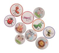 SHOWERORO 10pcs Potty Training Stickers for Toddlers Boys and Girls Cartoon Temperature-Sensitive Color Changing Pee Decals Reusable Animal and Insect Patterns for Toilet Training Boys Girls