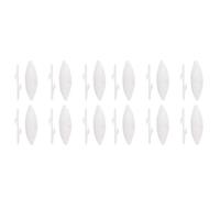 SHOWERORO 12 Sets of Cuttlebone Chewing with Metal Holder for Birds and Parrots, White Cage Hanging Pendant, Easy to Absorb Calcium Pet Accessories and Guinea Pig Chew for Healthy Teeth