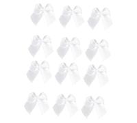 SHOWERORO 120pcs Handmade Ribbon Bows Accessories for Girls Bright Color Bowknot Flower Hair Clips for Holidays Weddings Crafts and Showers