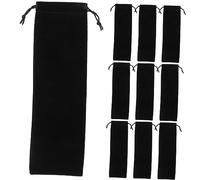 SHOWERORO 12Pcs Tableware Storage Bags Drawstring Holders for Chopsticks Spoons Forks Pouches for Outdoor Camping Bbq and