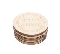 SHOWERORO 14pcs Wooden Growth Milestone Cards Unique Photography Props for Monthly Age Tracking Chic Design for Memorable Keepsake Photos for Newborn Growth Recording