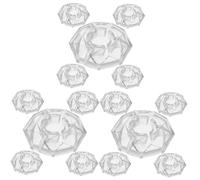 SHOWERORO 15pcs Guitar Foot Nail Plastic Effect Pedal Cap Footswitch Topper for Guitar Music Instrument Tool