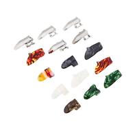 SHOWERORO 15pcs Guitar Pick Set Metal Plectrum Thumb Index Finger Picks Acoustic Guitar Accessories Comfortable for Practice