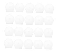 SHOWERORO 15Pcs Transparent CD Case Holder Durable Clam Shell DVD Storage for Music Game Discs Space Saving Design Shock Resistant Workmanship